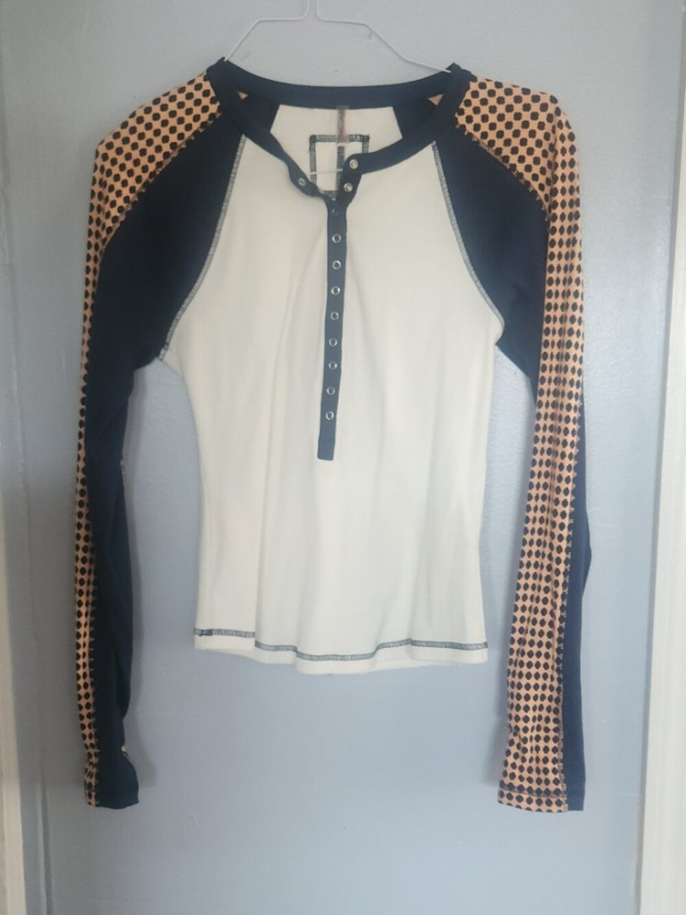 Free people Baseball Thermal T